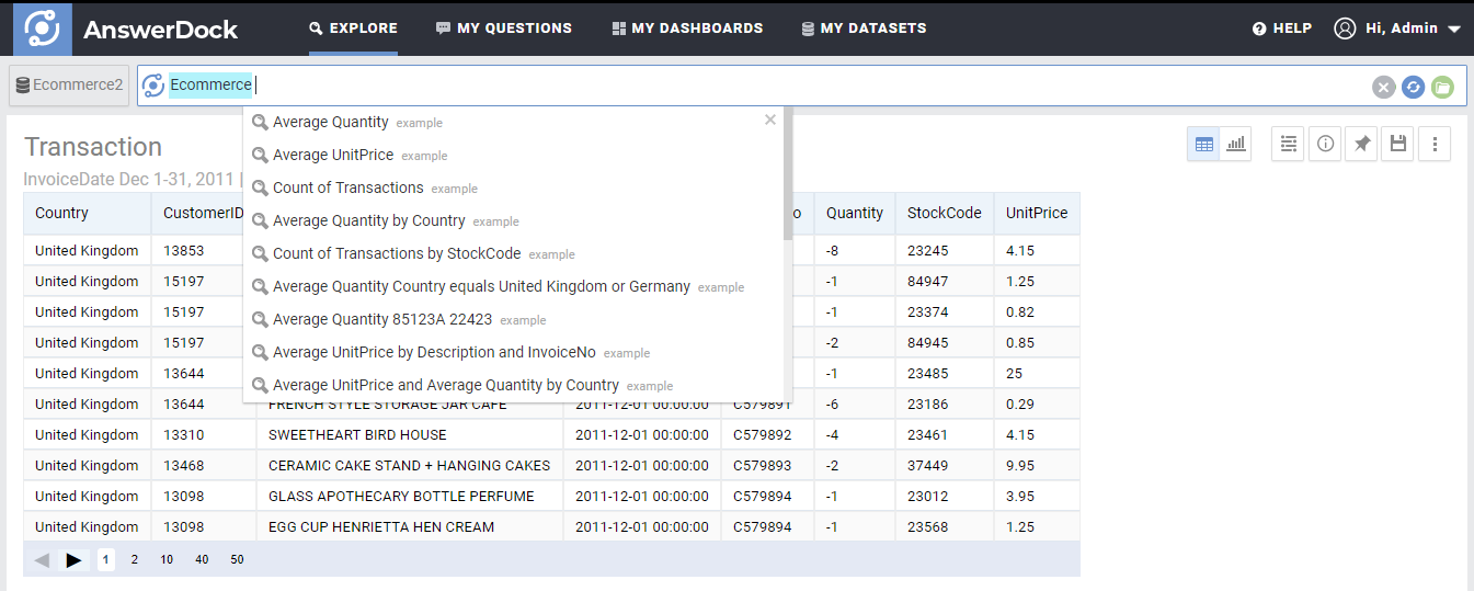 Dataset Explore