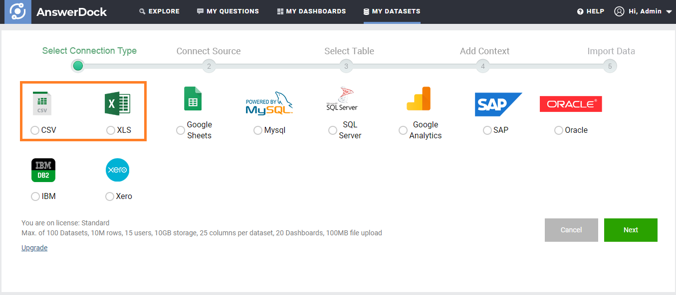 Select Data Source