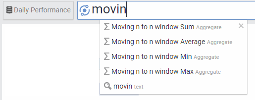 Moving Window Average